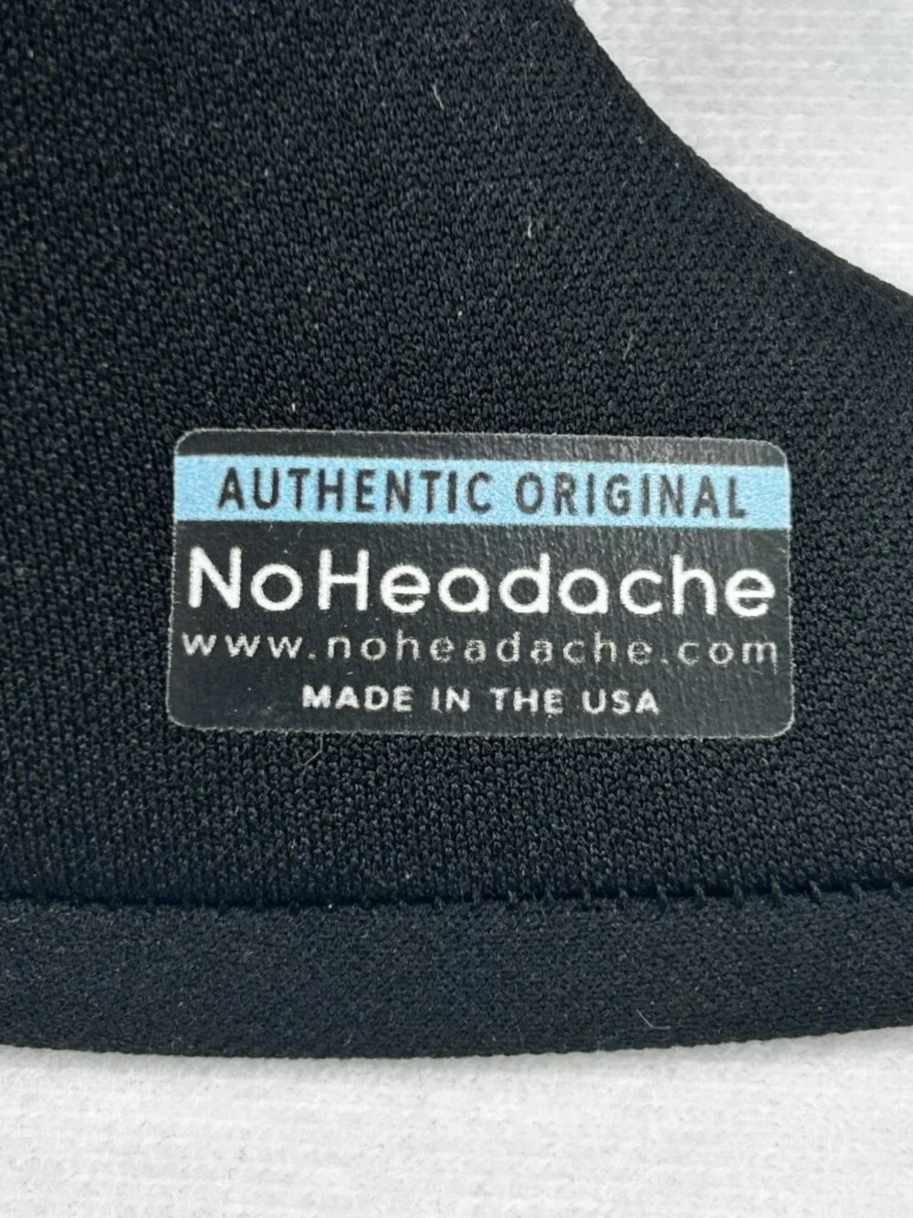 Sun Visors: No Headache Original Round Brim Black & Turquoise Blue - UPF 50 - Picture 8 of 12